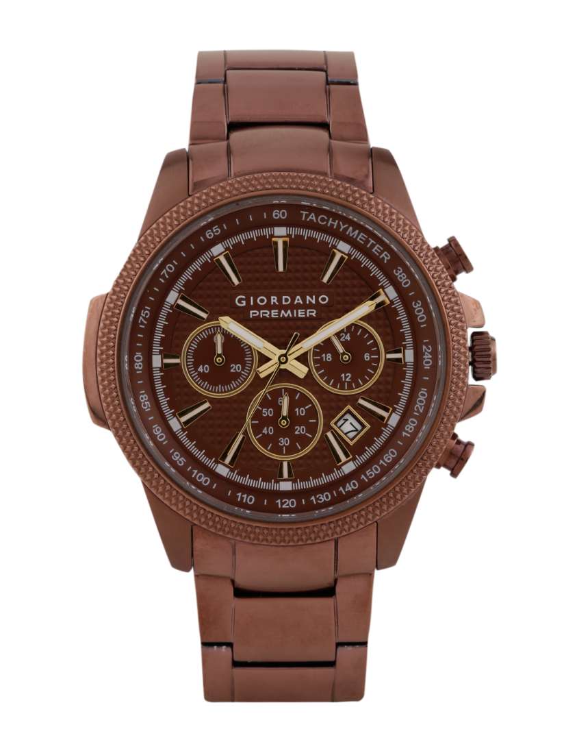 Buy GIORDANO Men Chronograph Brown Watch P185 33 Watches for Men 971861 Myntra