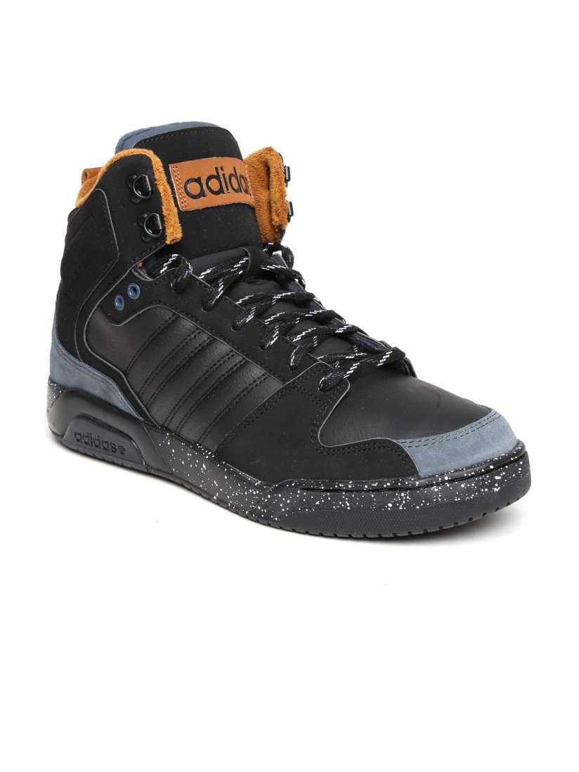 Buy ADIDAS NEO Men Black BB9TIS WTR Leather Casual Shoes Casual Shoes for Men 972625 Myntra