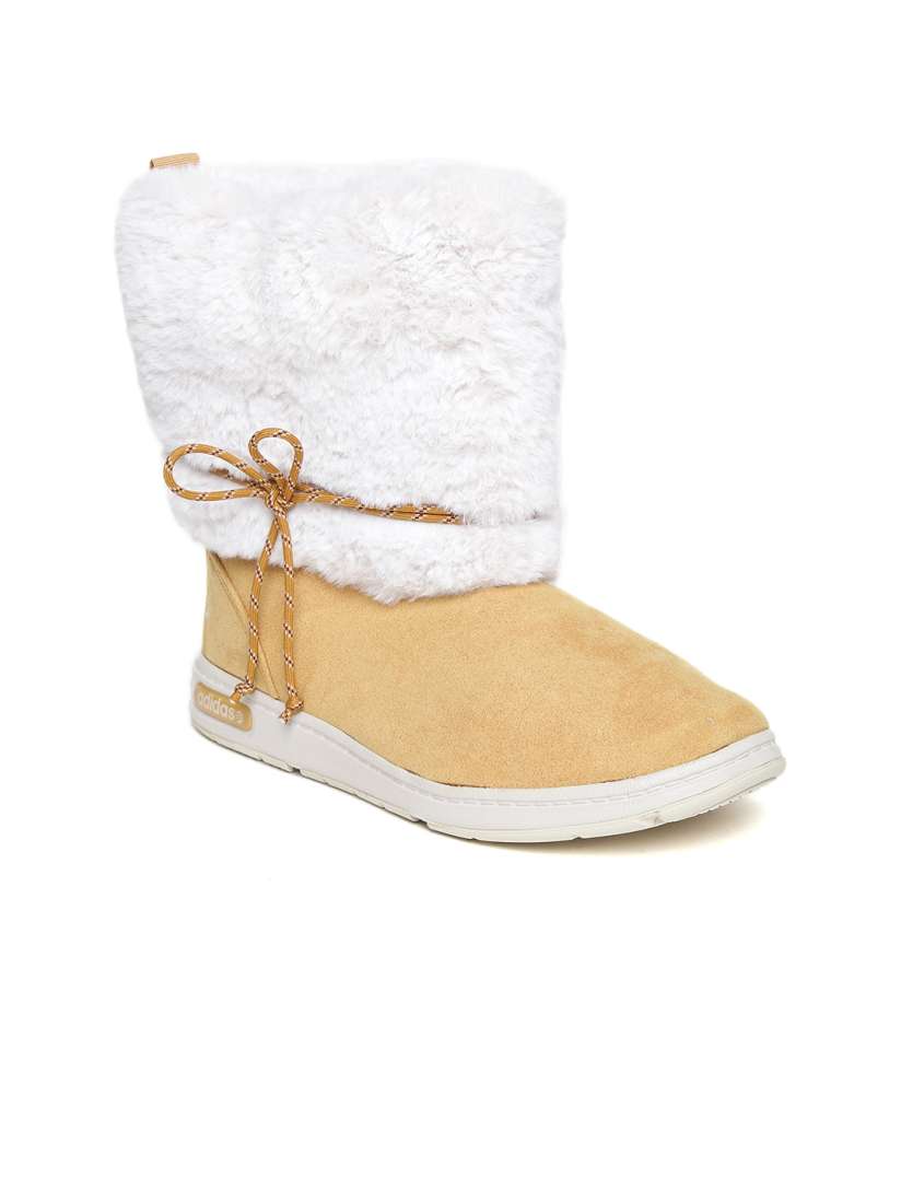 Buy ADIDAS NEO Women Mustard Yellow WTR Suede Boots Boots for Women 972631 Myntra