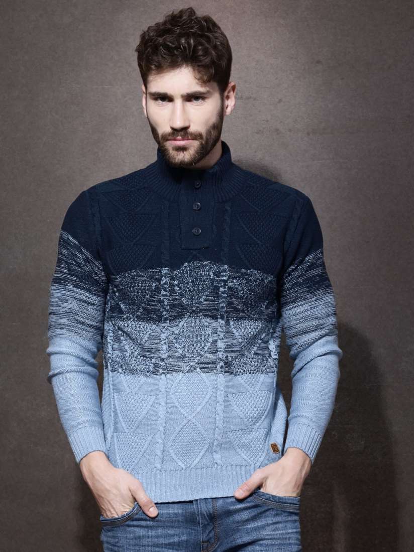 Myntra men's pullover outlet