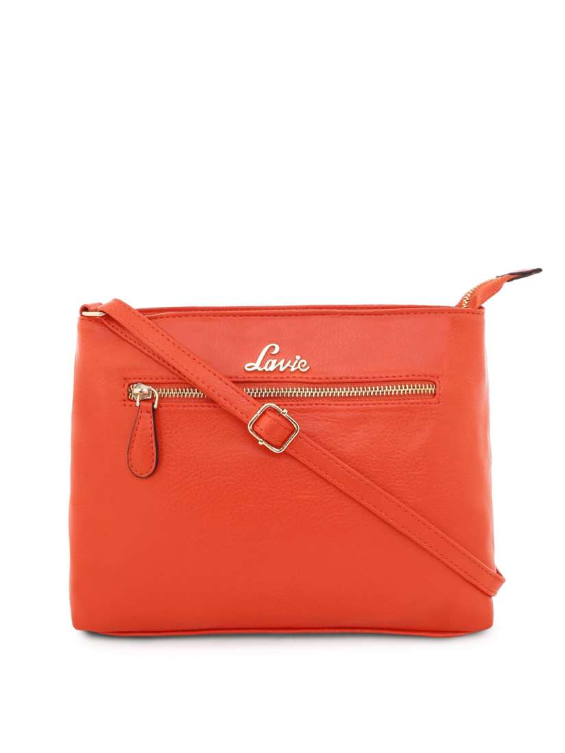 Lavie orange sling bag sales