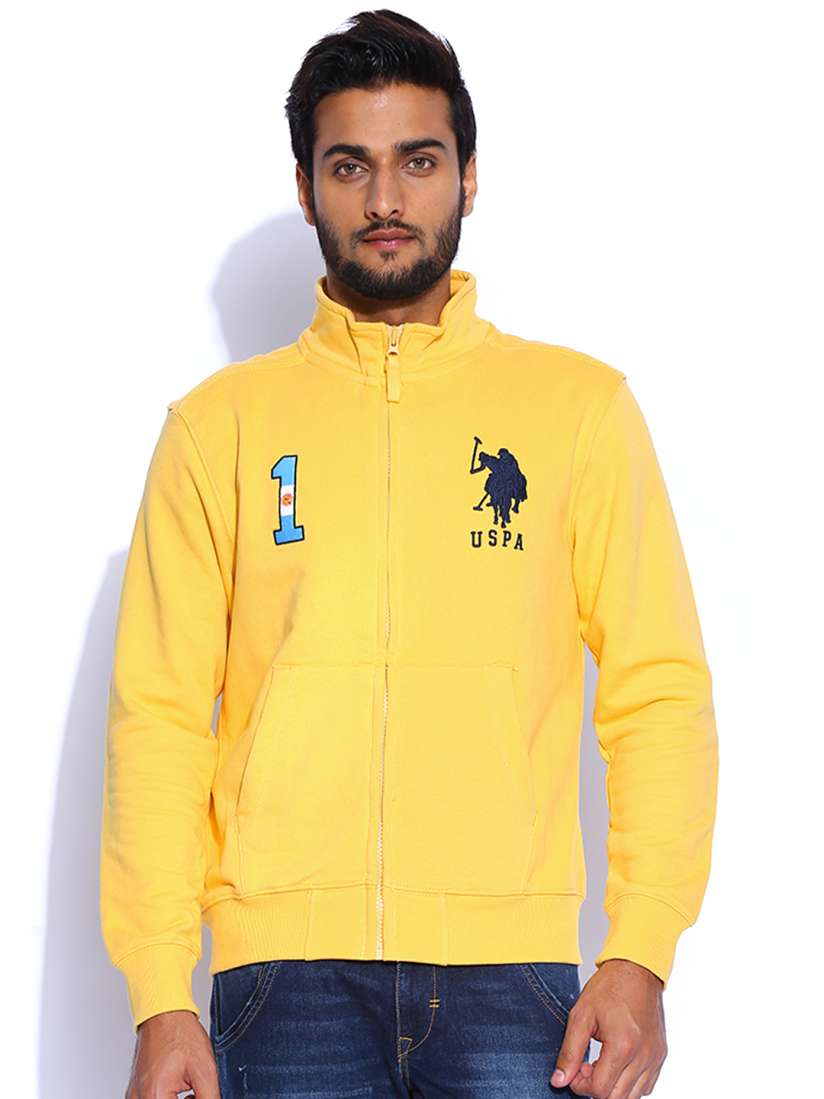 Us polo yellow sweatshirt outlet