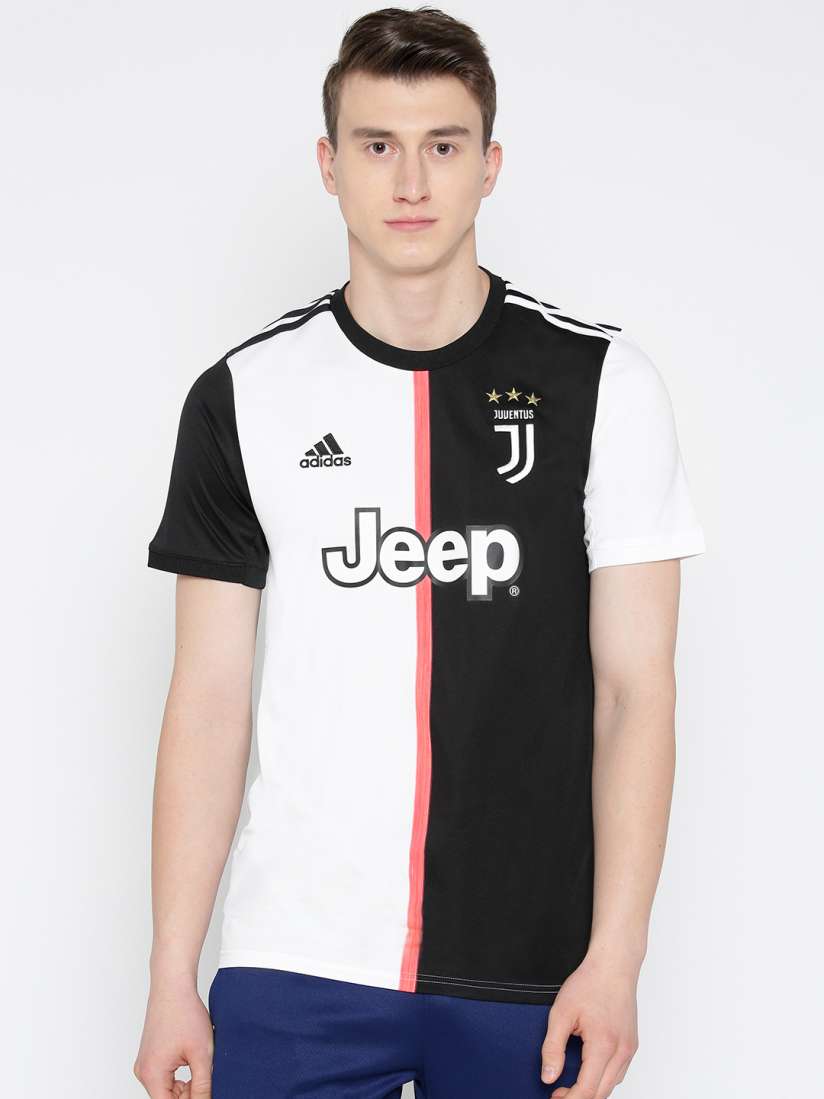 Buy ADIDAS Men Black White Printed Juventus Home Football Jersey Tshirts for Men 9791417 Myntra