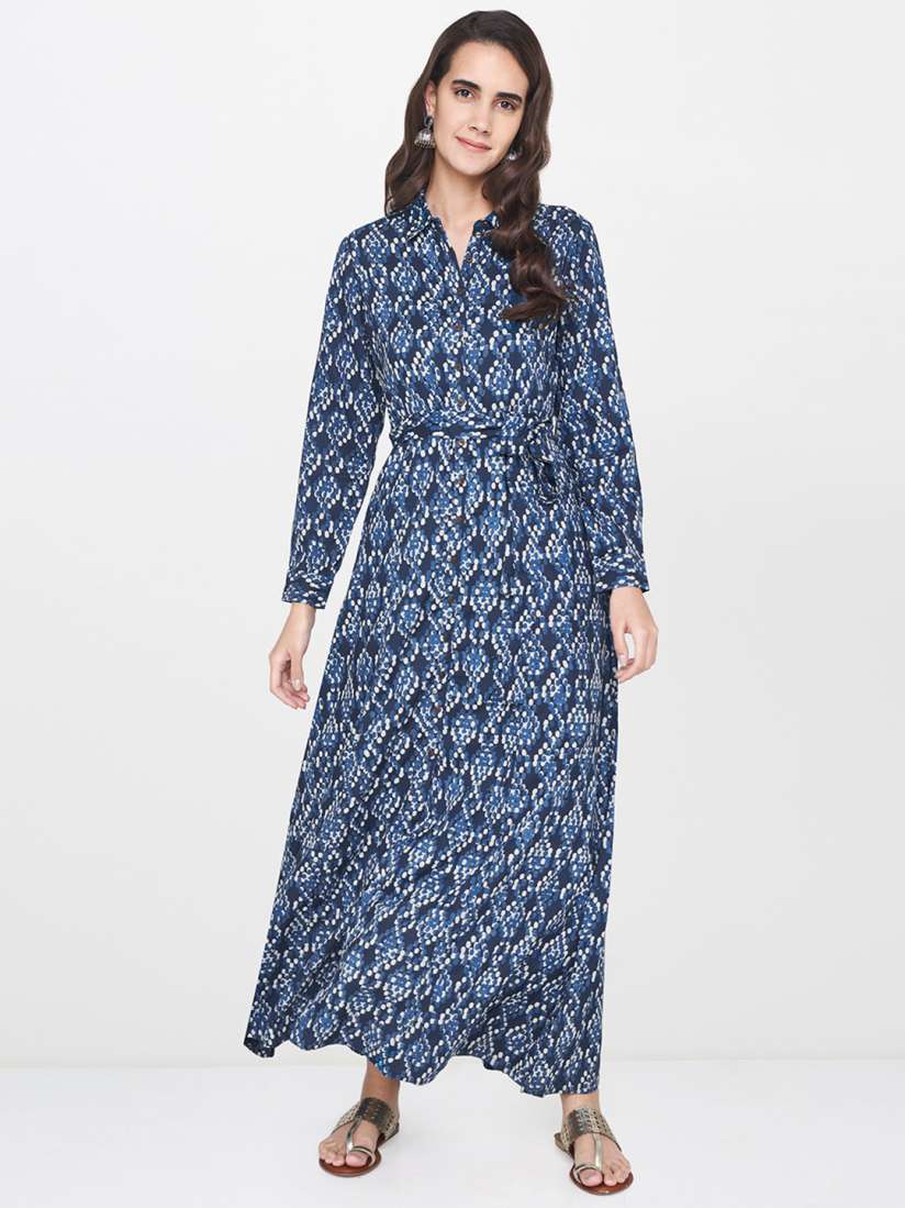 Global desi blue maxi dress hotsell