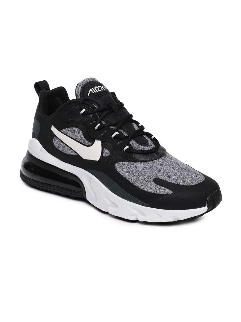 Buy Nike Men Black Grey Colourblocked Air Max 270 React Sneakers Casual Shoes for Men 9796049 Myntra