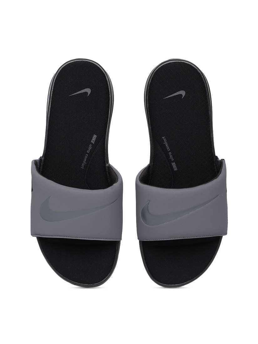 Nike grey sliders top