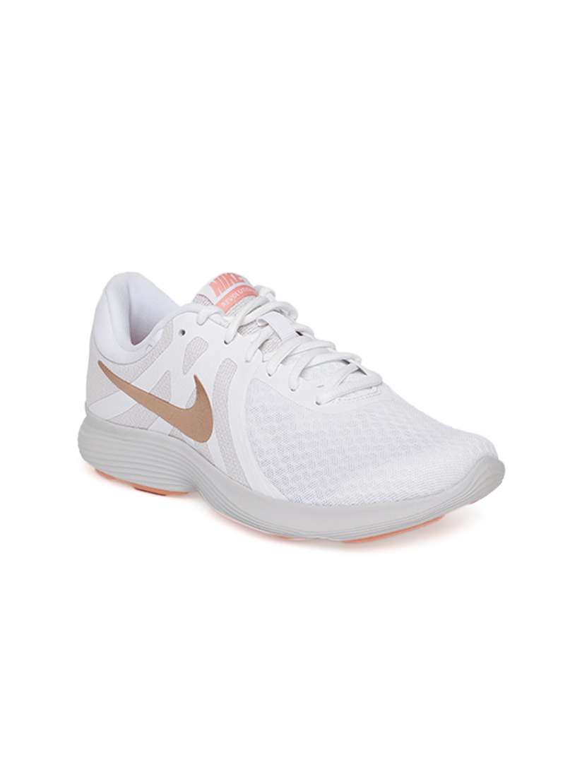 Buy Nike Women White Revolution 4 Running Shoes Sports Shoes for Women 9798201 Myntra