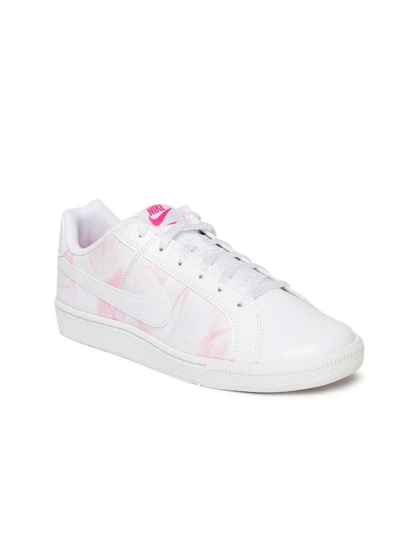 Buy Nike Women White Pink Court Royale Premium Leather Sneakers Casual Shoes for Women 9798313 Myntra