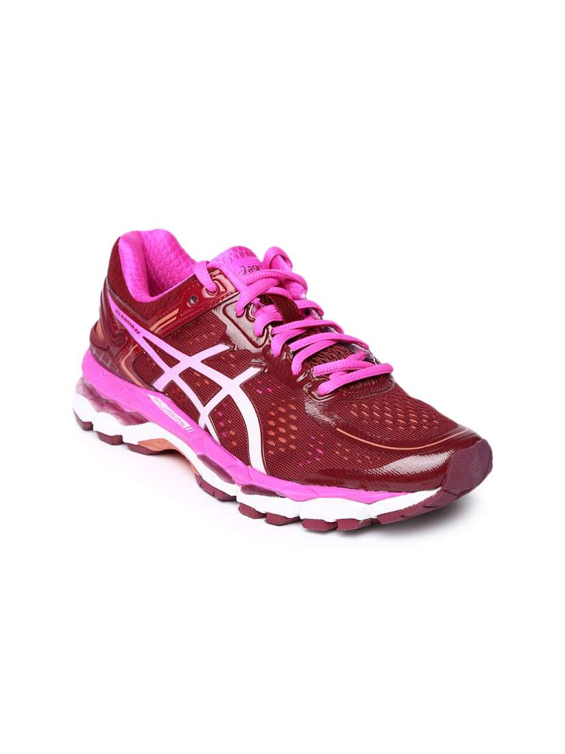 Buy ASICS Women Maroon Pink GEL Kayano 22 Running Shoes Sports Shoes for Women 979898 Myntra