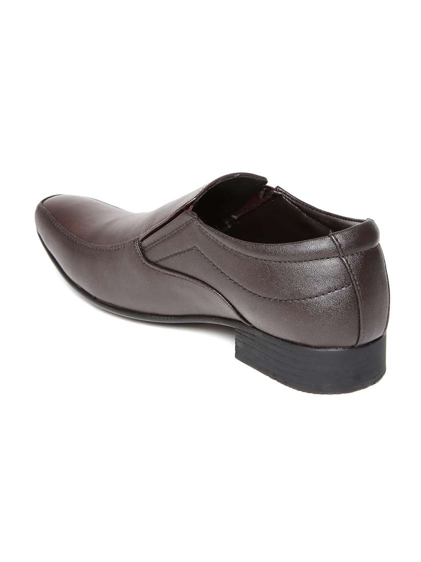 Bata black leather formal shoes deals