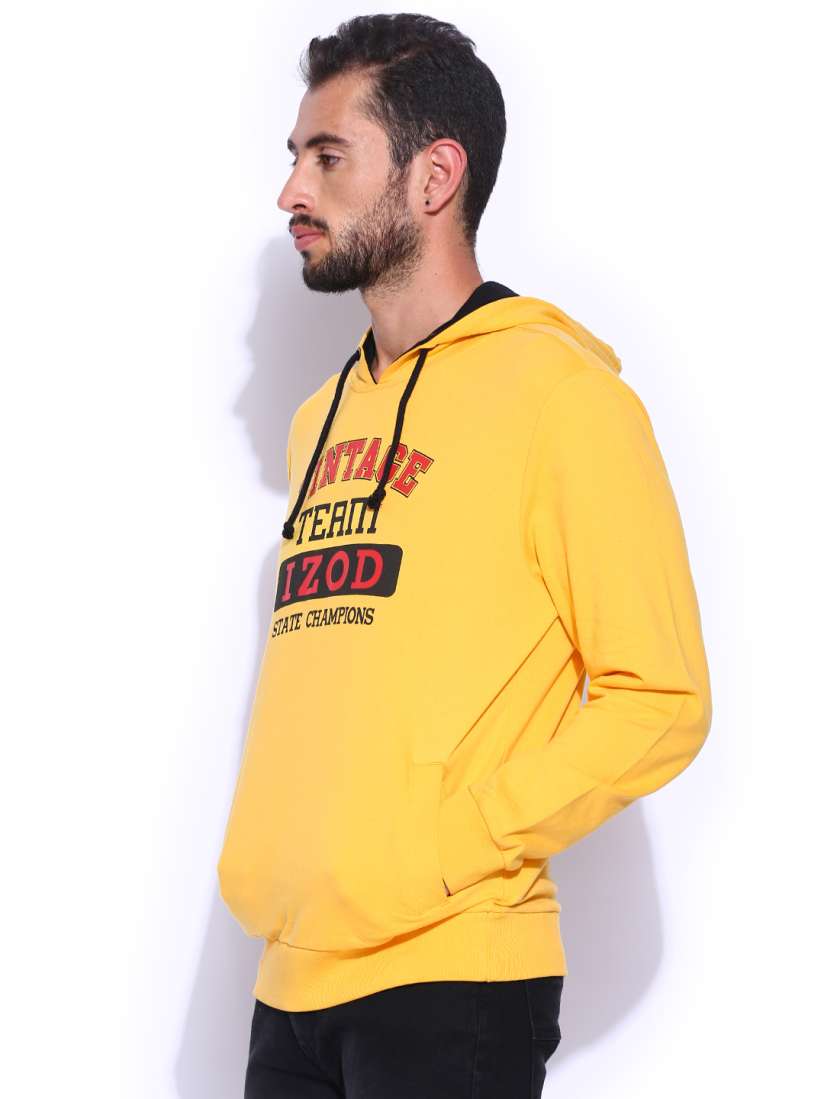 Izod yellow sweatshirt online