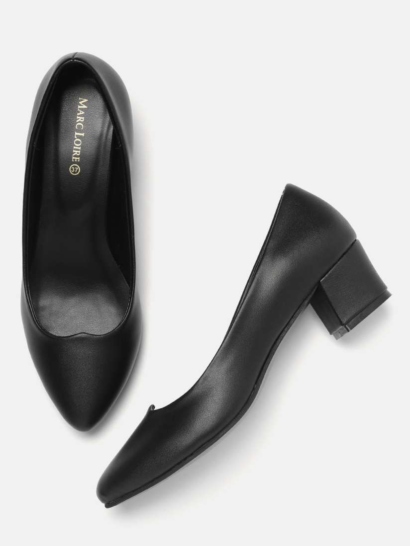 Buy Marc Loire Women Black Solid Pumps Heels for Women 9812759 Myntra