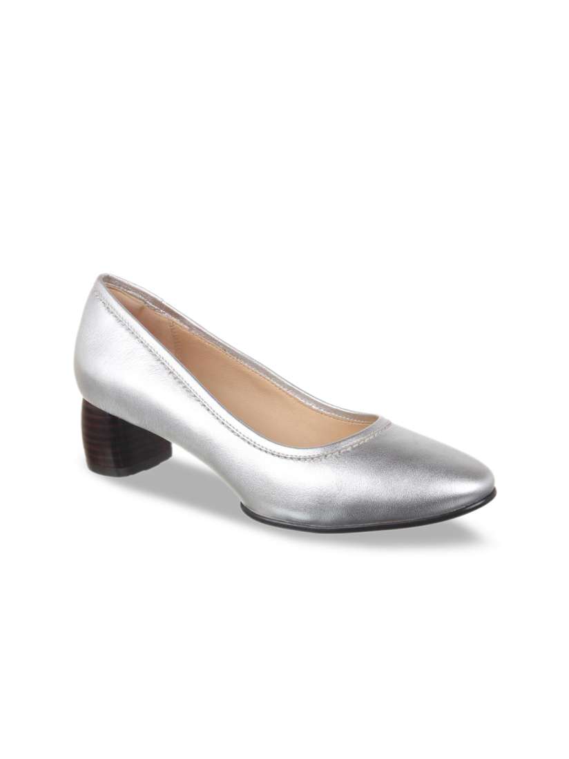 Clarks silver pumps clearance