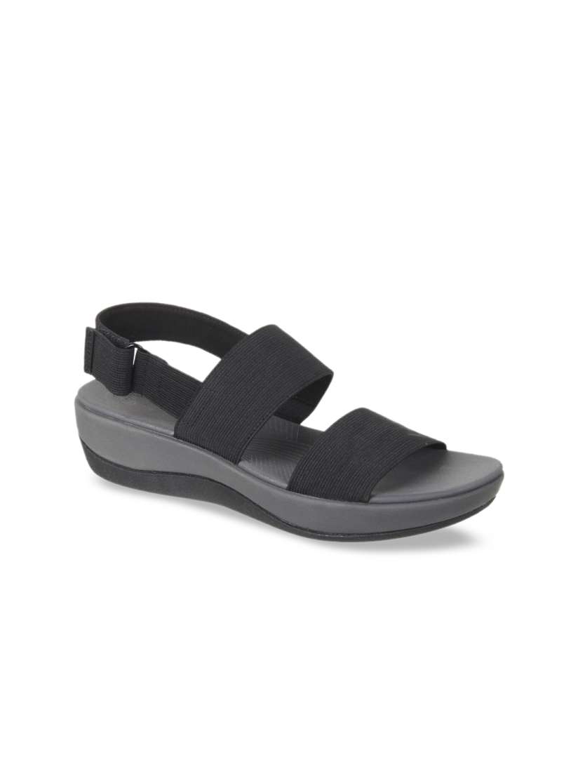 Buy Clarks Women Black Solid Sandals Heels for Women 9815015 Myntra