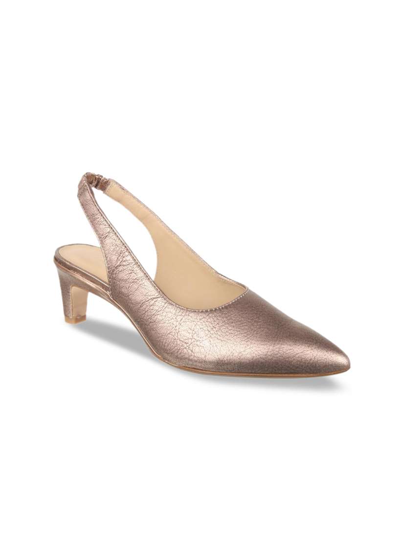 Clarks gold pumps deals