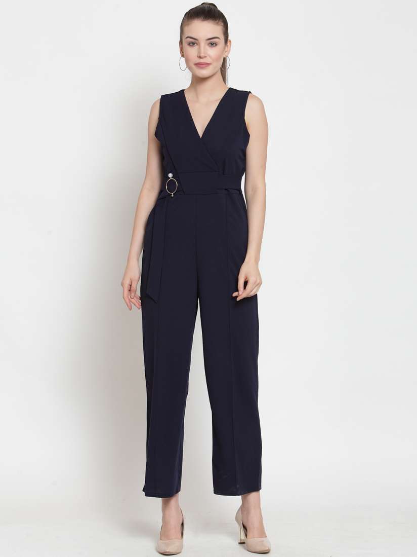 Smart navy jumpsuit store