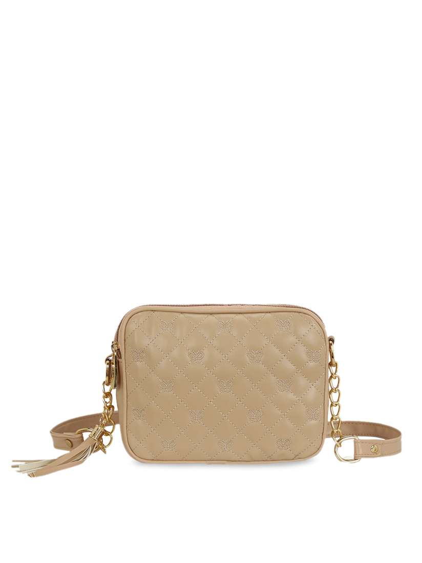 Buy KLEIO Women Quilted Textured Solid Sling Bag Handbags for Women 9846829 Myntra