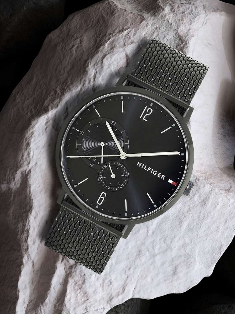 Buy Tommy Hilfiger Men Black Analogue Watch TH1791507 Watches for Men 9851179 Myntra