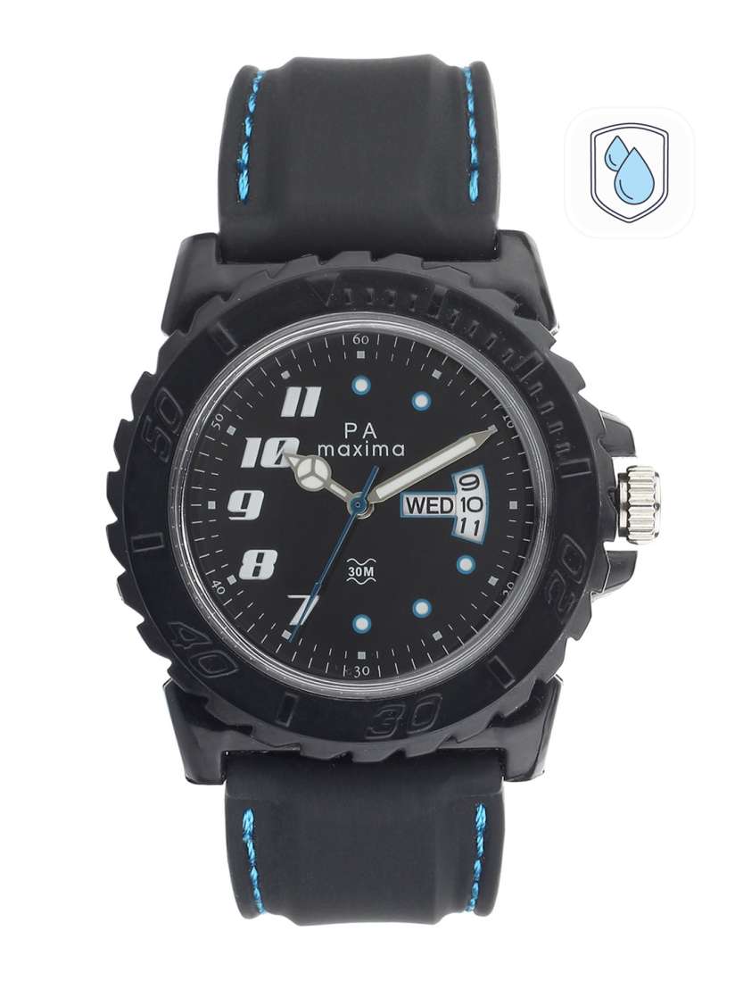 Buy maxima Men Black Analogue Watch O 46040PPGW Watches for Men 9851615 Myntra
