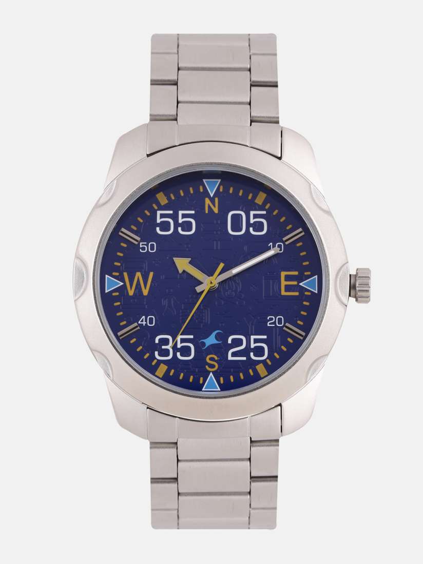 Fastrack men's blue watch clearance