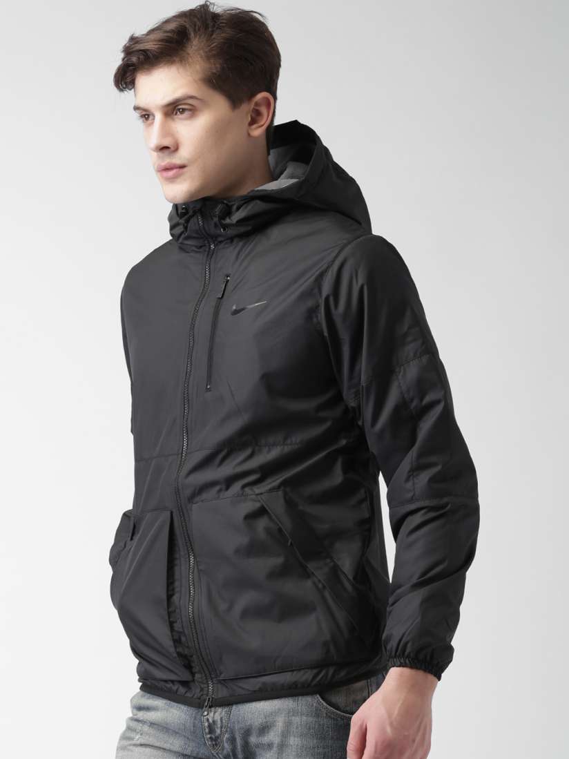 Buy Nike Black Alliance Hooded Jacket Jackets for Men 986968 Myntra