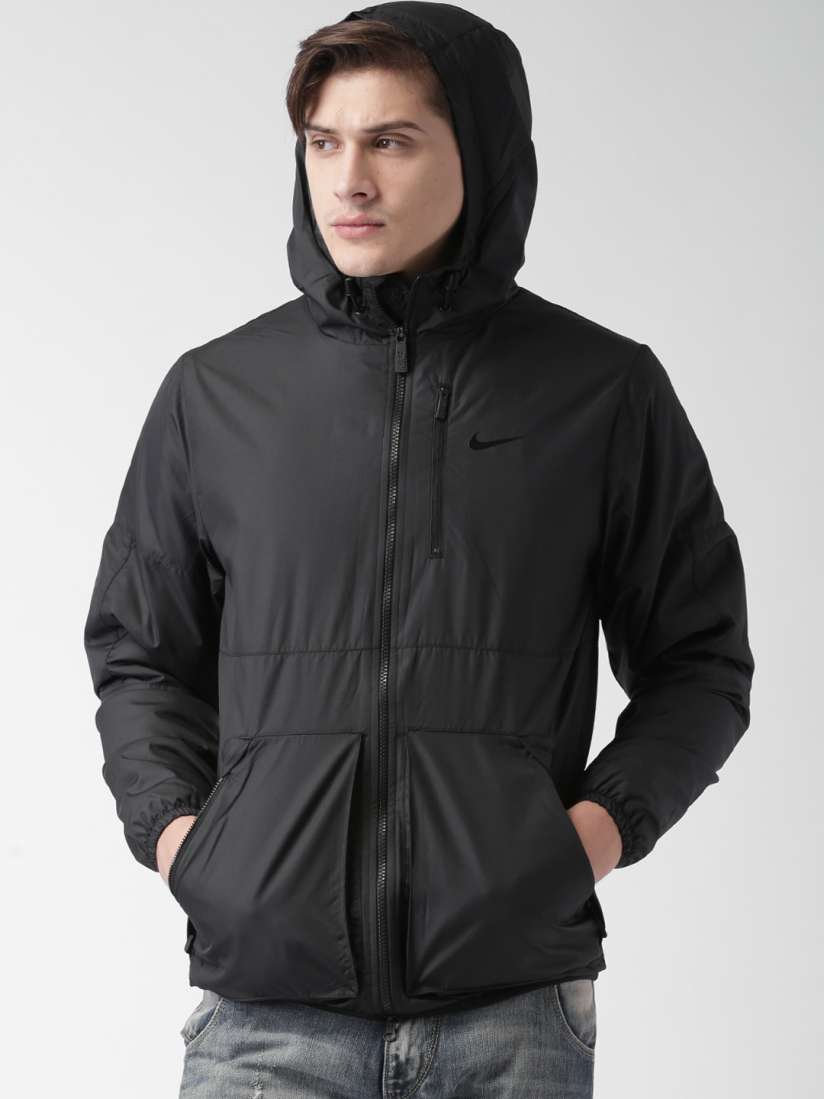Buy Nike Black Alliance Hooded Jacket Jackets for Men 986968 Myntra