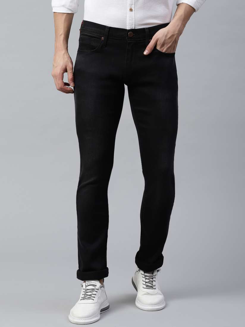 Buy Levis Men Black 65504 Redloop Performance Skinny Straight Fit Mid Rise Stretchable Jeans Jeans for Men 9907215 Myntra
