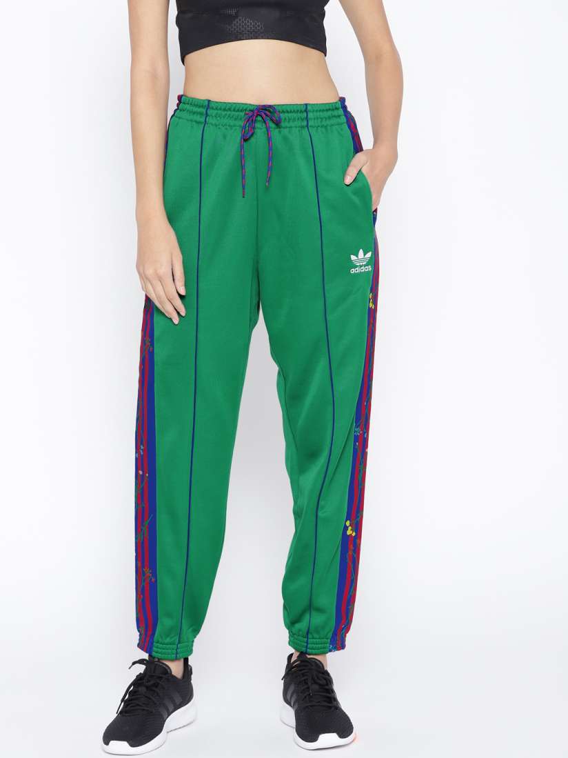 Buy ADIDAS Originals Women Green Blue Solid Joggers Track Pants for Women 9911847 Myntra