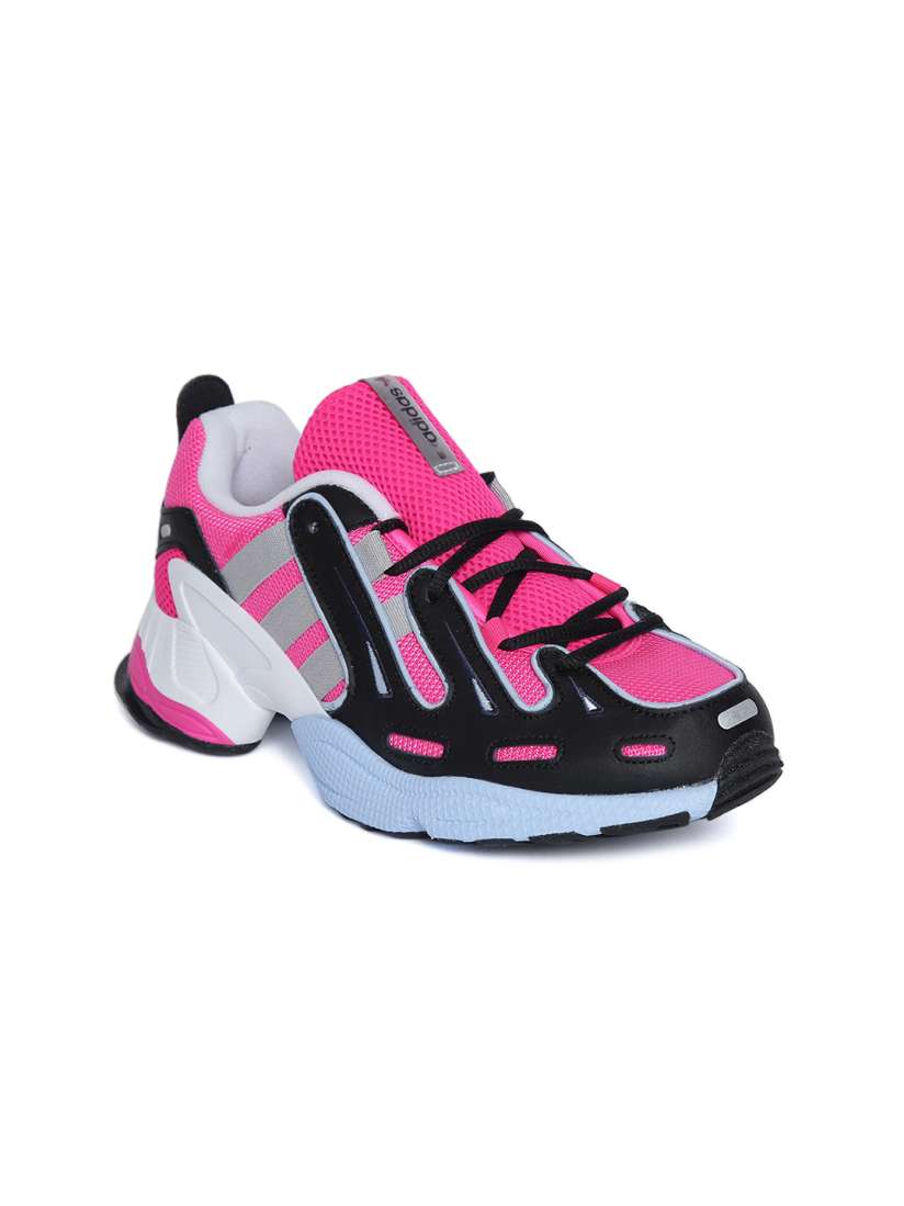 Adidas equipment shoes pink and black clearance