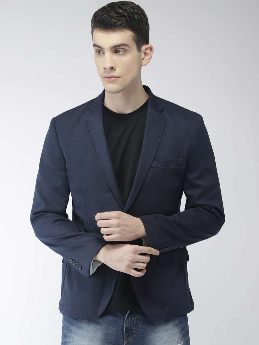 Park avenue navy blue blazer hot sale