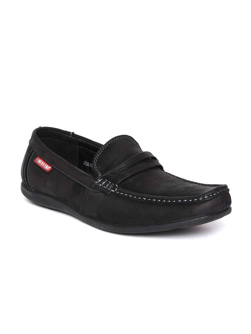 Buy Numero Uno Men Black Leather Loafers Casual Shoes for Men 994976 Myntra
