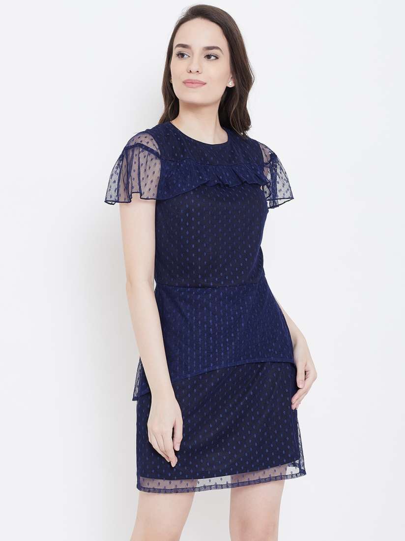 Loft navy blue dress shop