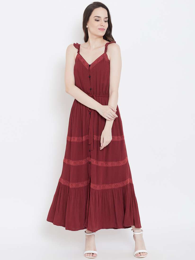 Loft maroon dress discount