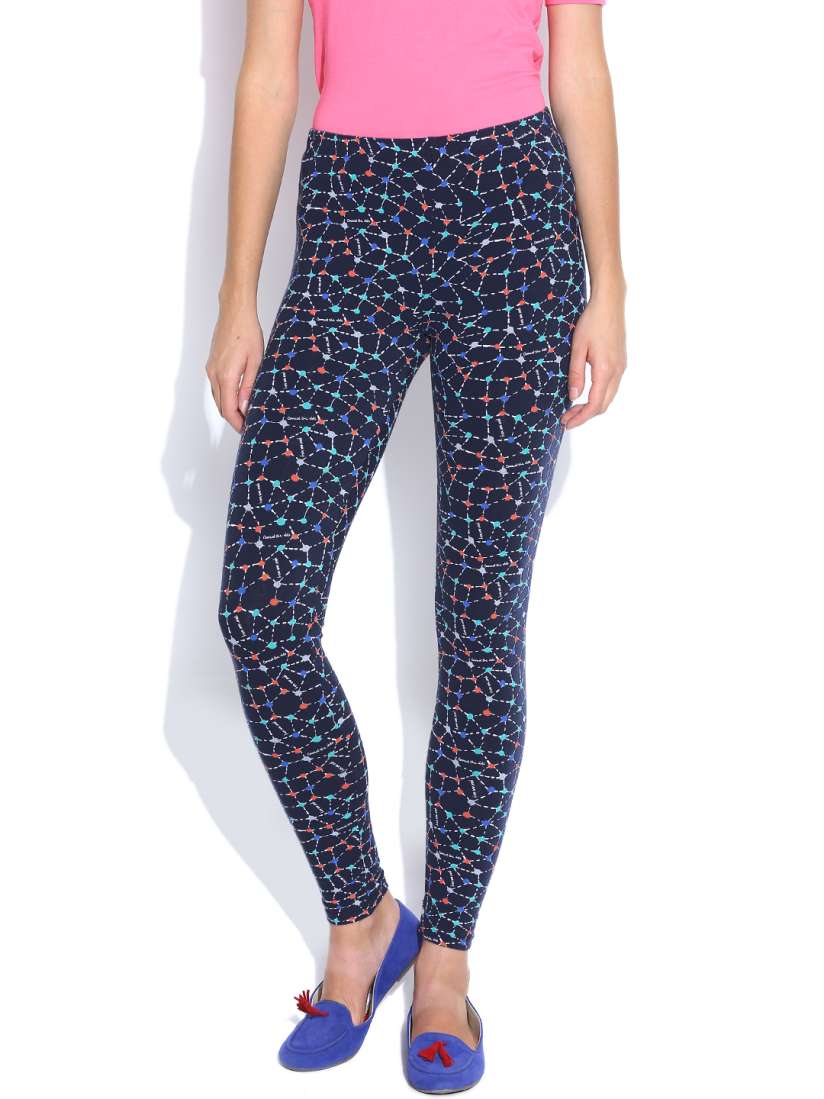 Printed jeggings myntra cheap