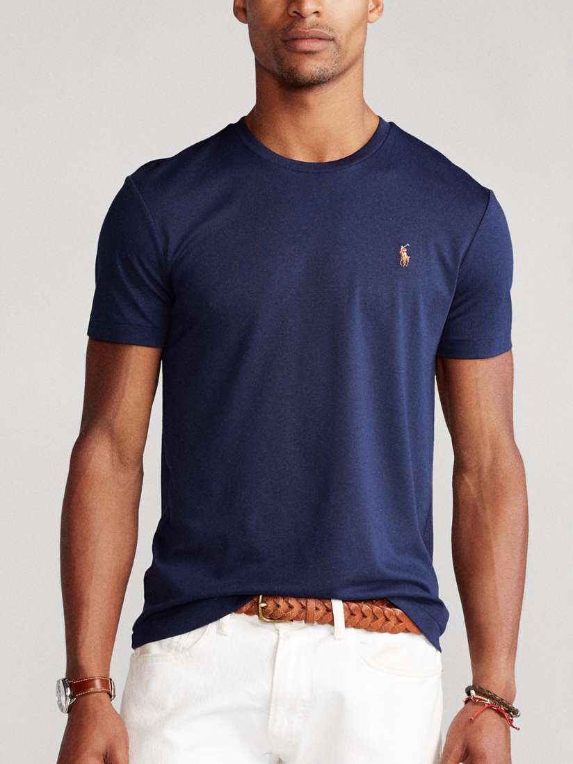 Custom slim fit interlock tee clearance