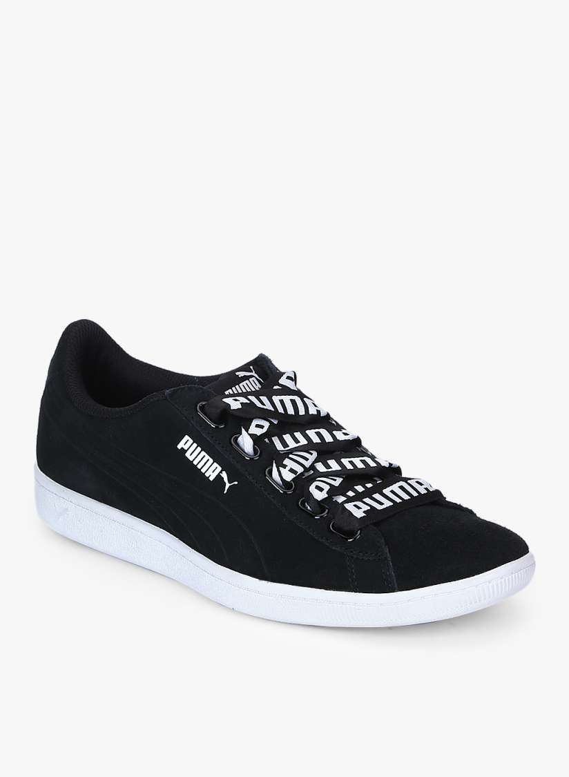 Buy Puma Vikky Ribbon Bold Puma Black Puma B Black Sneakers Casual Shoes for Women 7634736 Myntra