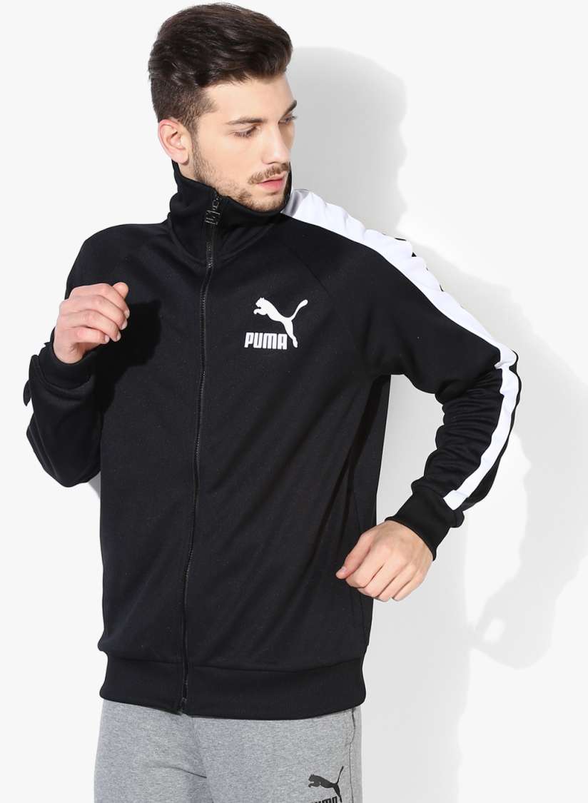 Buy T7 Vintage Black Track Jacket Jackets for Men 7634488 Myntra