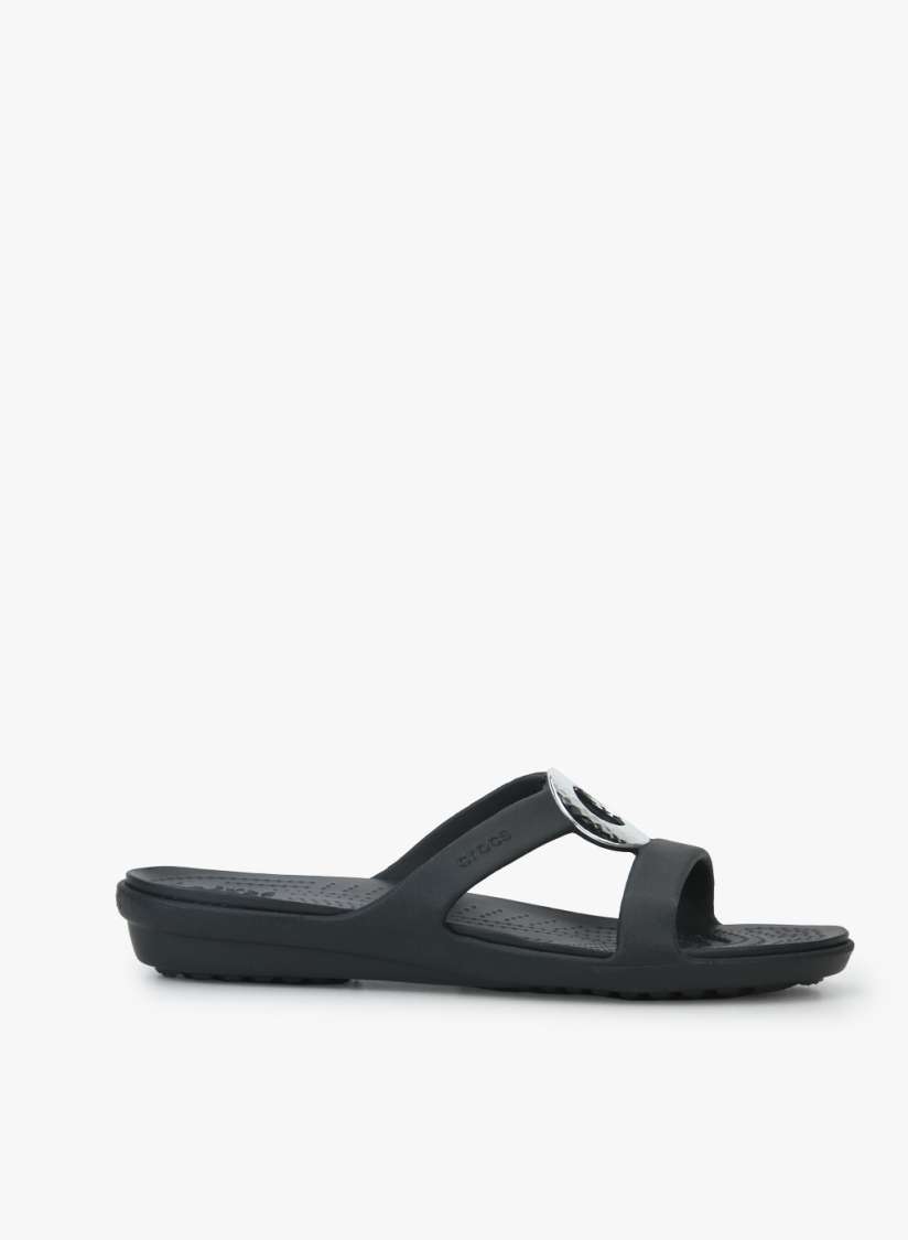 Buy Sanrah Hammered Met Black Sandals Flats for Women 7678481 Myntra