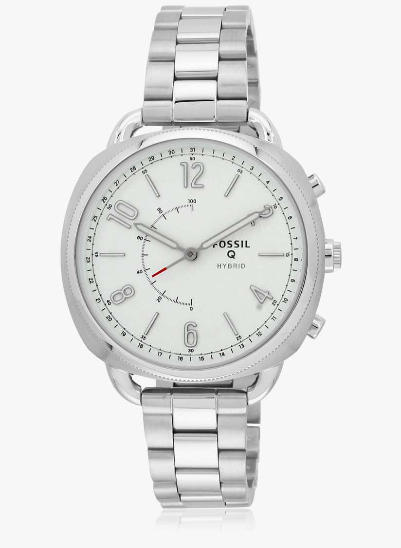 Buy Q Accomplice Ftw1202 Silver White Hybrid Smartwatch Smart Watches for Women 7928199 Myntra