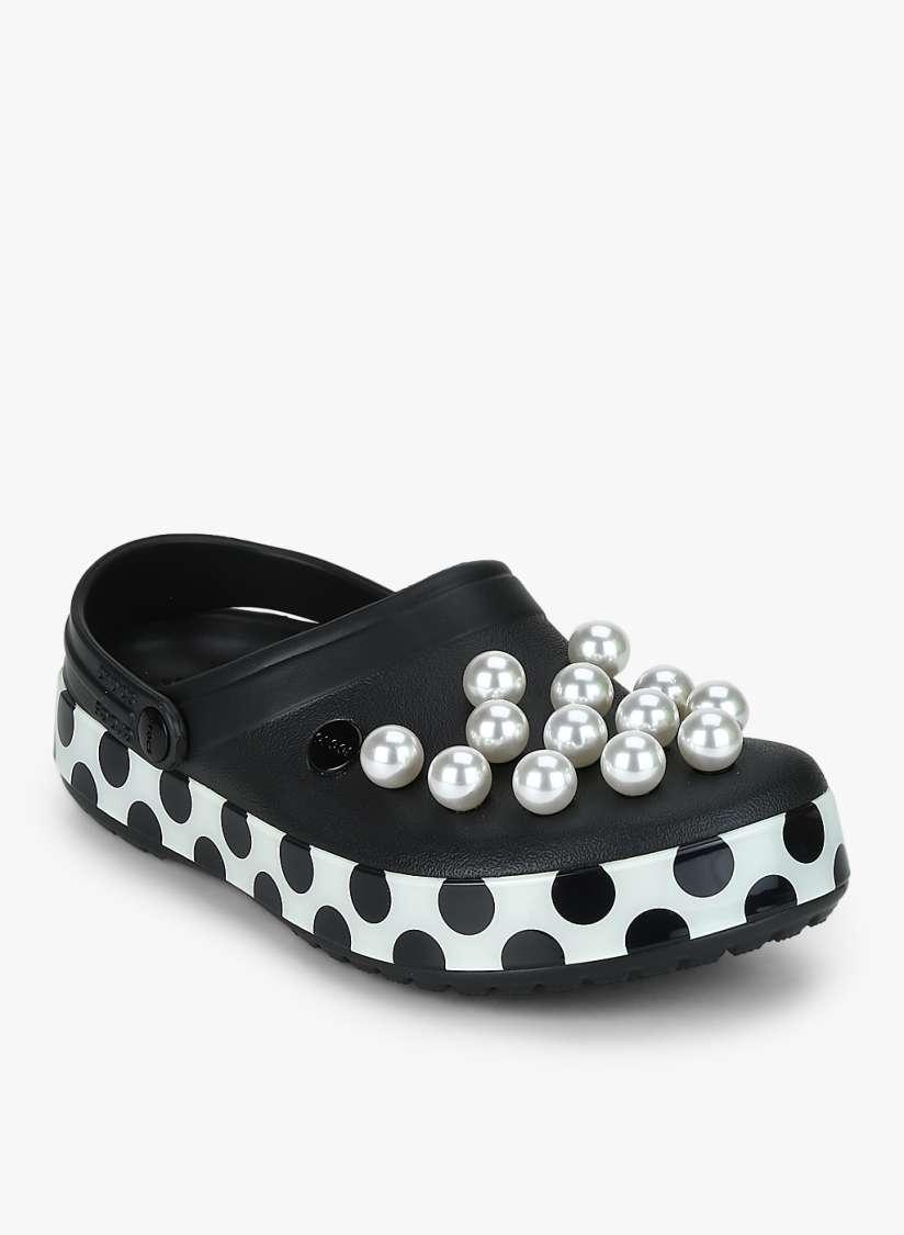 Buy Cb Timeless Clash Pearls Clog Black Flip Flops Flip Flops for Unisex 7931609 Myntra