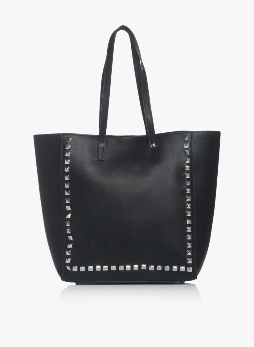 Black handbag myntra top