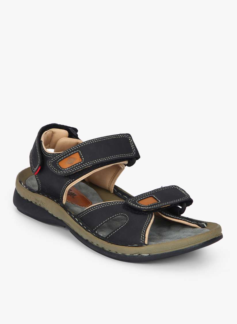 Buy Black Floaters Sandals for Men 7922513 Myntra