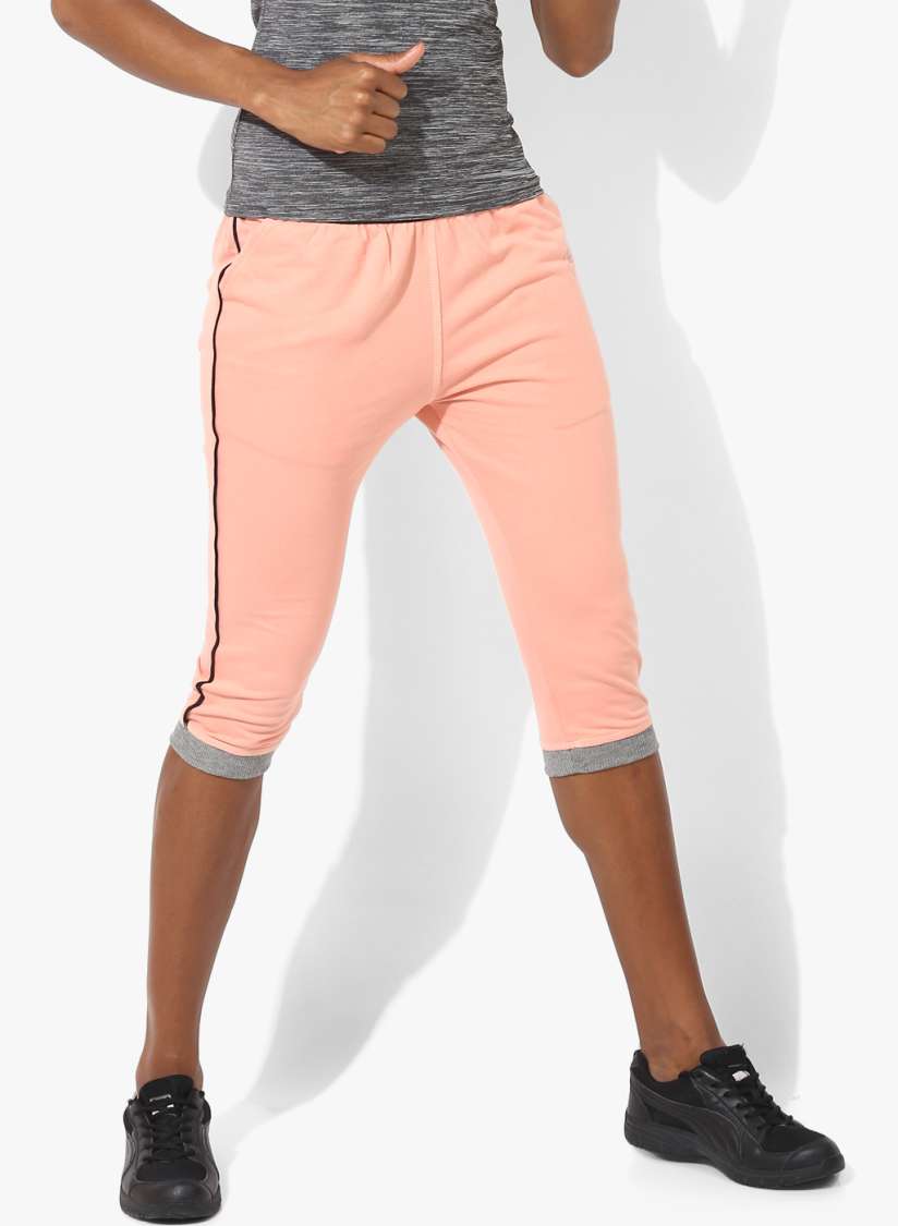 Peach capris hot sale