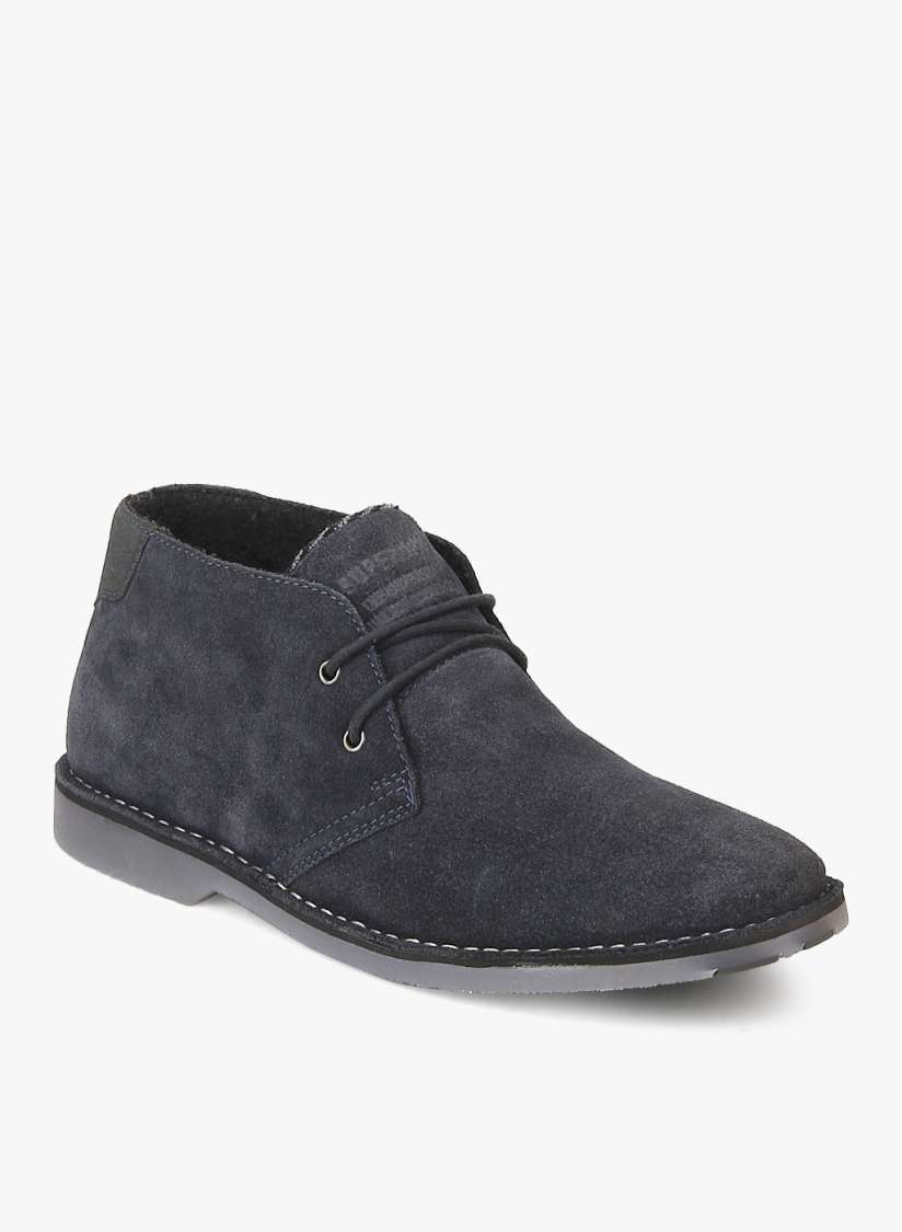Buy Superdry Men Navy Leather Winter Rallie Boots Boots for Men 7951163 Myntra