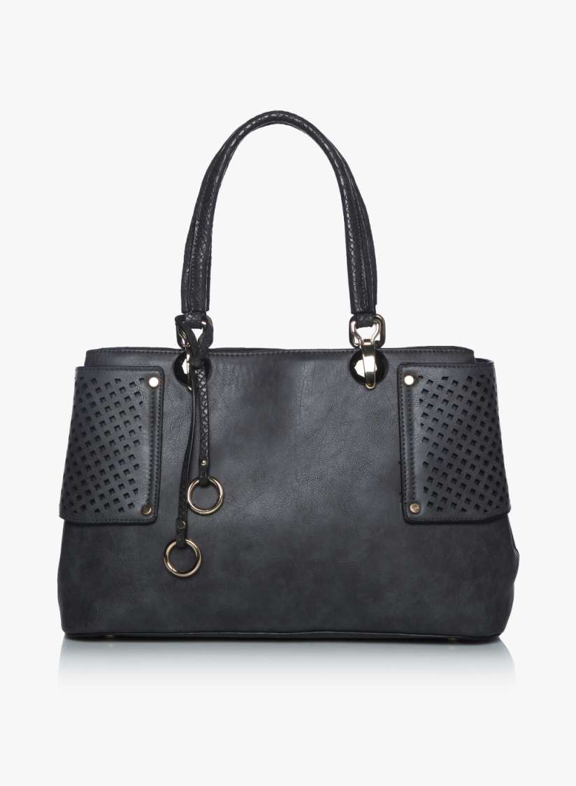 Buy Dark Grey Handbag Handbags for Women 7933665 Myntra