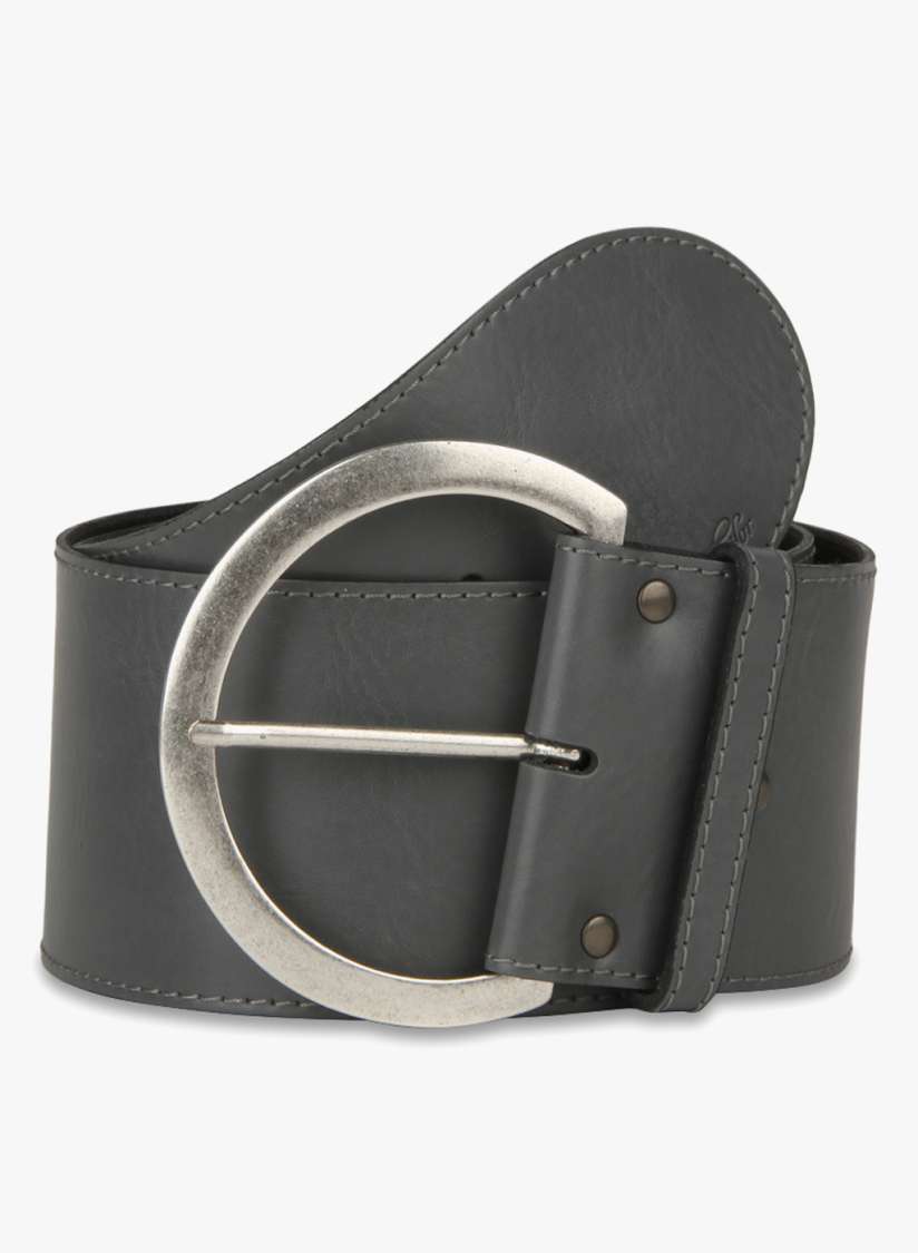 Wide grey belt