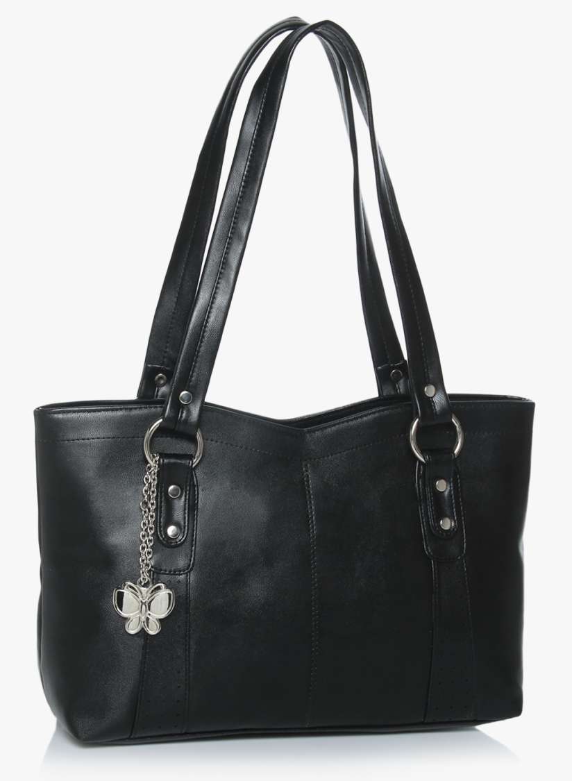 Black handbag myntra outlet