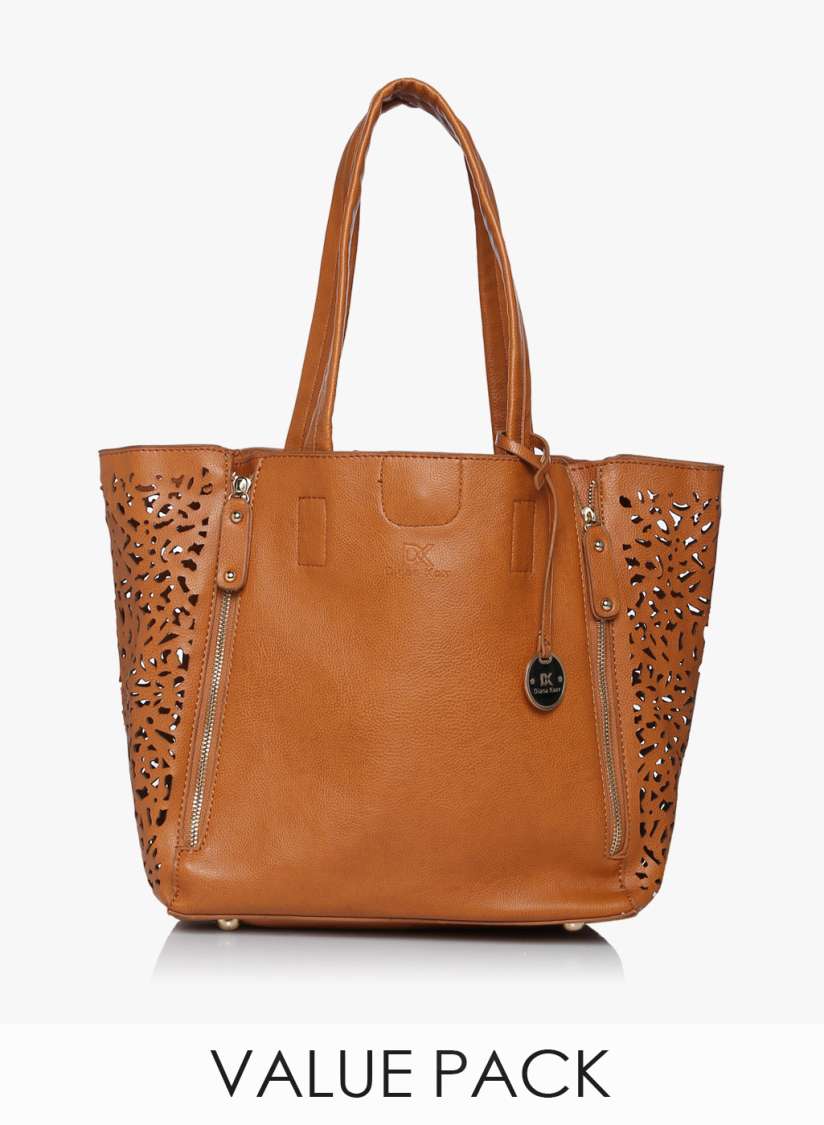 Buy Tan Handheld Bag Handbags for Women 7977573 Myntra