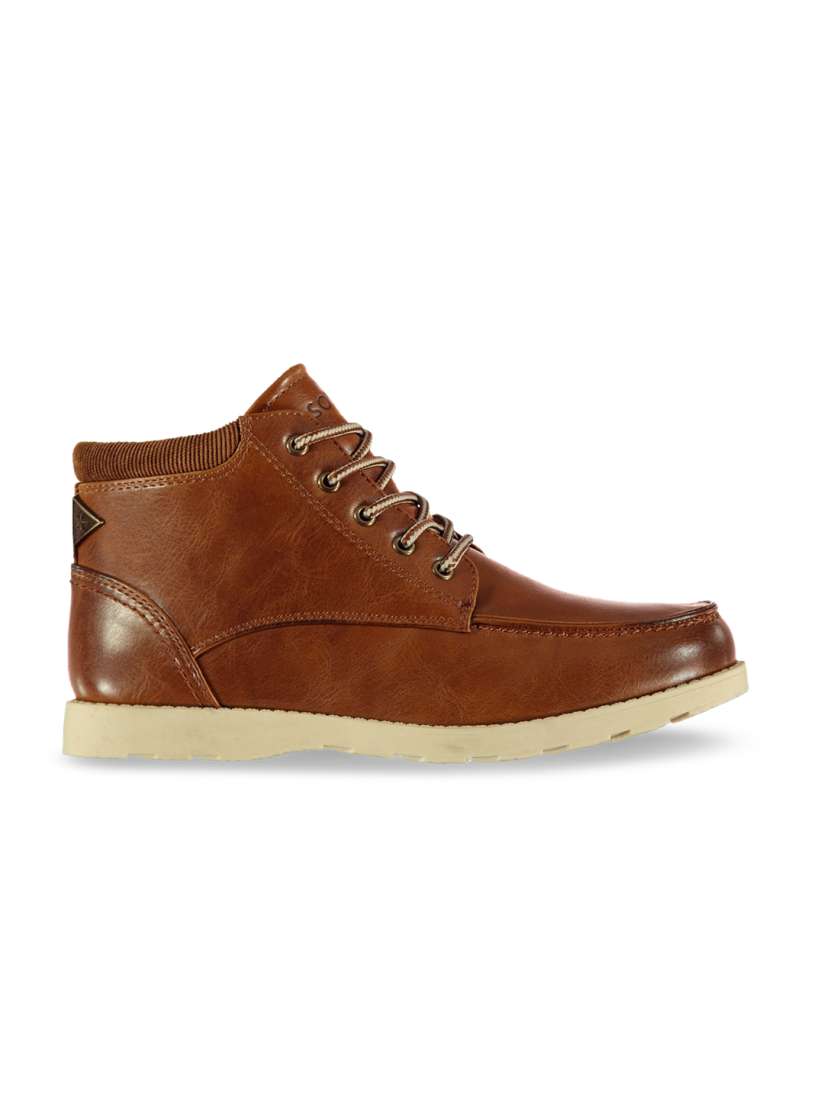 Buy Soviet Boys Brown Flat Boots Casual Shoes for Boys 8005779 Myntra