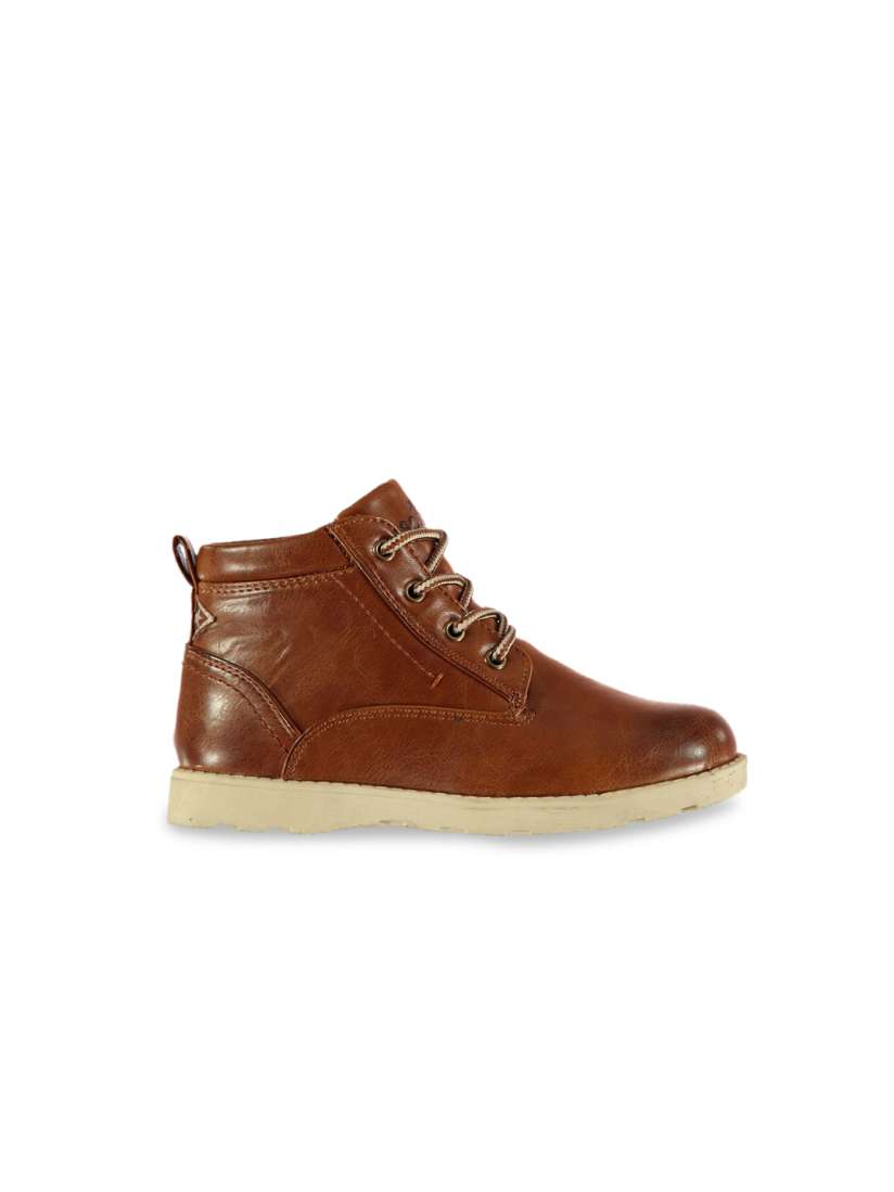 Buy Soviet Boys Brown Flat Boots Casual Shoes for Boys 8005771 Myntra